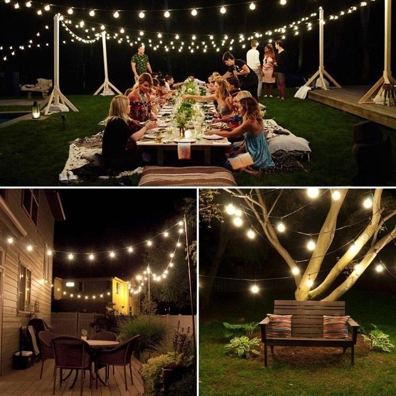Thumbnail: LED Solar Light String Outdoor Waterproof Christmas Decoration 100led Crystal