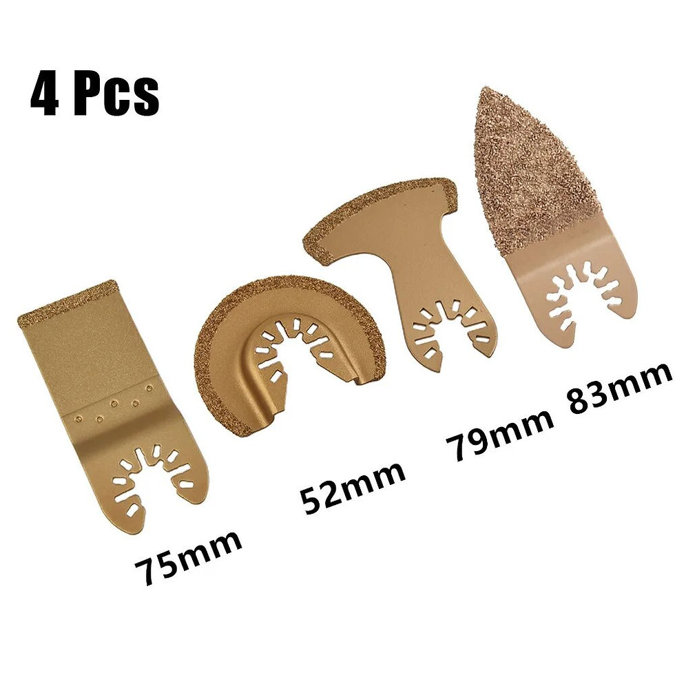 Thumbnail: 3/4Pcs Carbide Oscillating Saw Blades Multi-function Tool For Rough 
