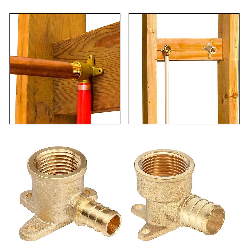 Thumbnail: Pex Crimp Fitting Connector Multipurpose Portable Metal Plumbing Fitting