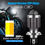 Thumbnail: 10000Lm H4 LED Moto H6 BA20D LED Motorcycle Headlight Bulbs CSP 