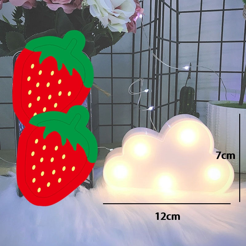 Thumbnail: Decorative Letters Alphabet Letter LED Lights Luminous Number Lamp 