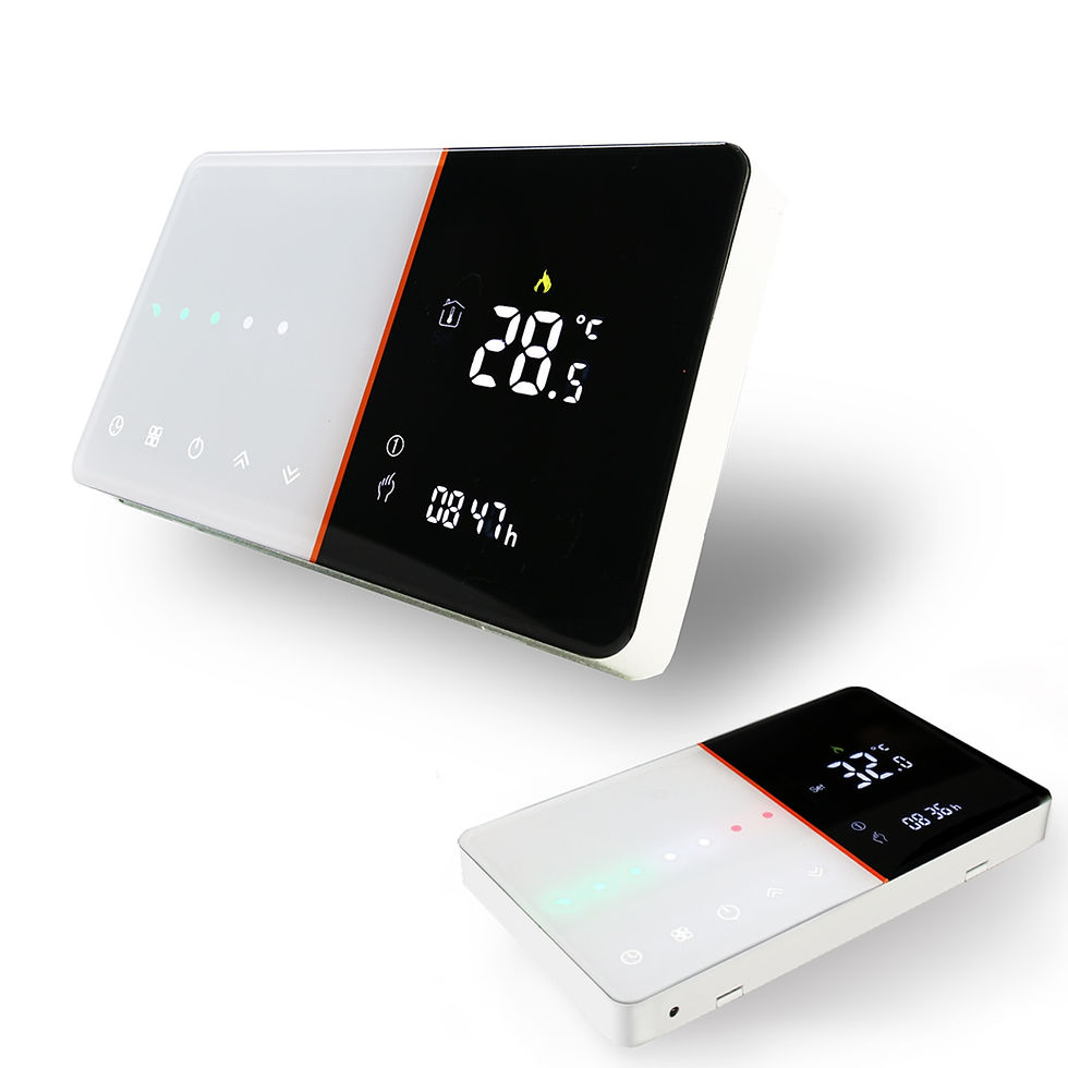 Thumbnail: Qiumi Smart WiFi Thermostat for Water / Floor Heating Electric/ Gas Boiler Works