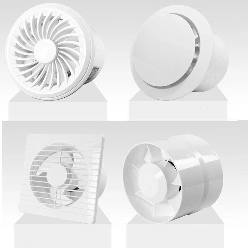 Thumbnail: 4''6'' Exhaust Fan Adjustable Speed Duct Fan Kitchen Window Airflow Air 