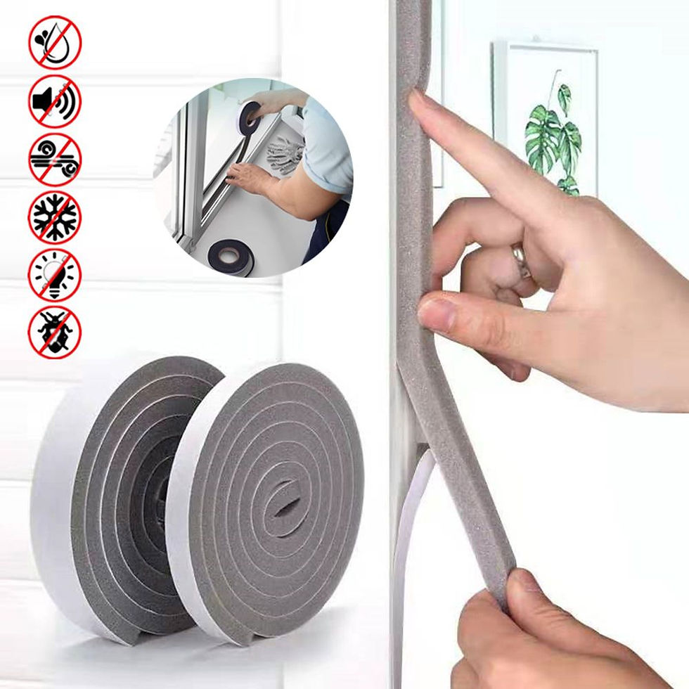 Thumbnail: 2M/Roll Home Windproof Dustproof Insulation Tape Weather Stripping Draught 