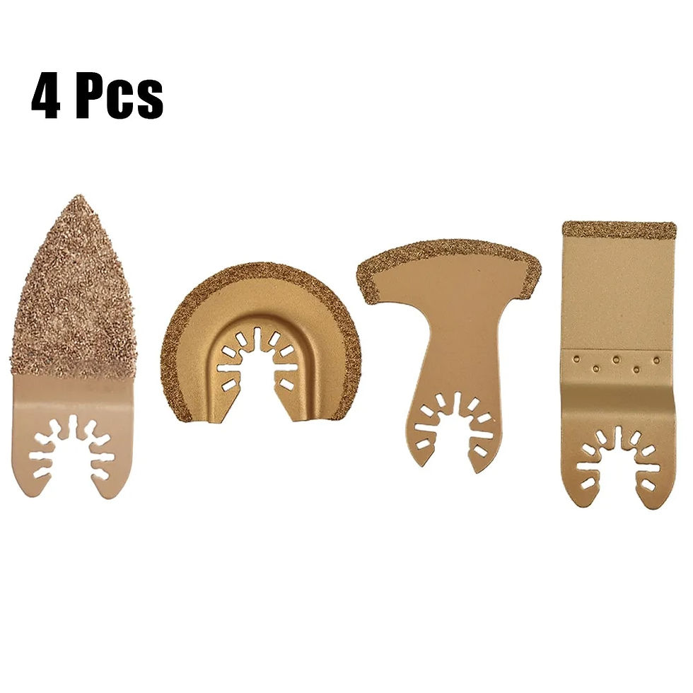 Thumbnail: 3/4Pcs Carbide Oscillating Saw Blades Multi-function Tool For Rough 