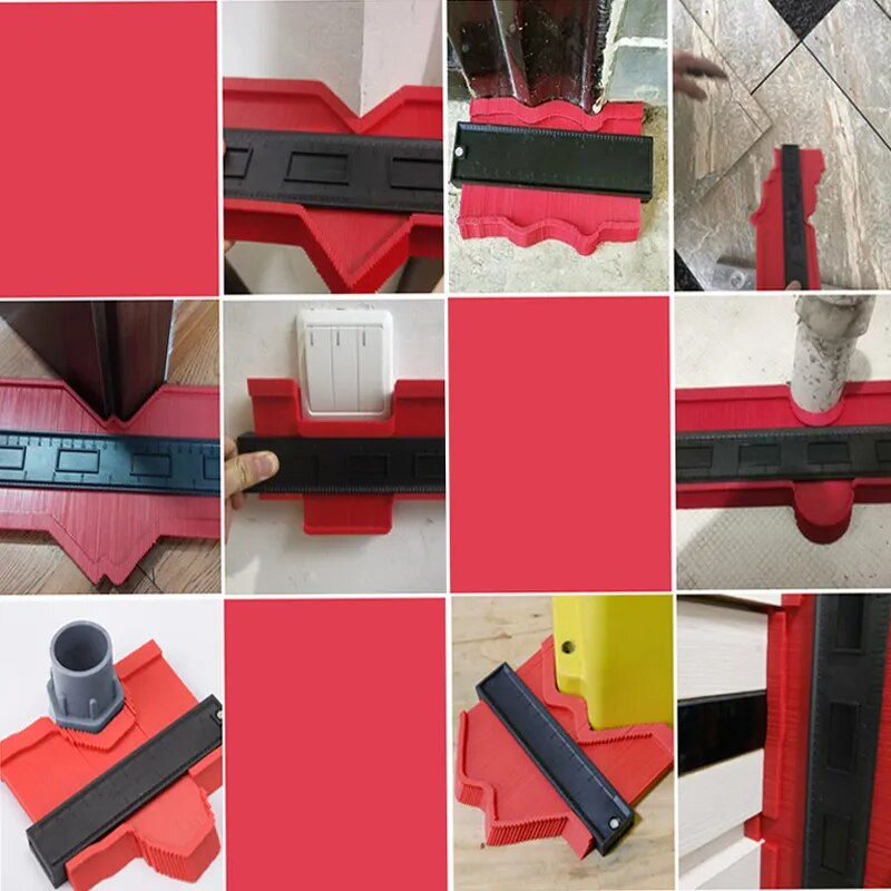 Thumbnail: Profile Contour Gauge line Copier Ruler Cutting template 