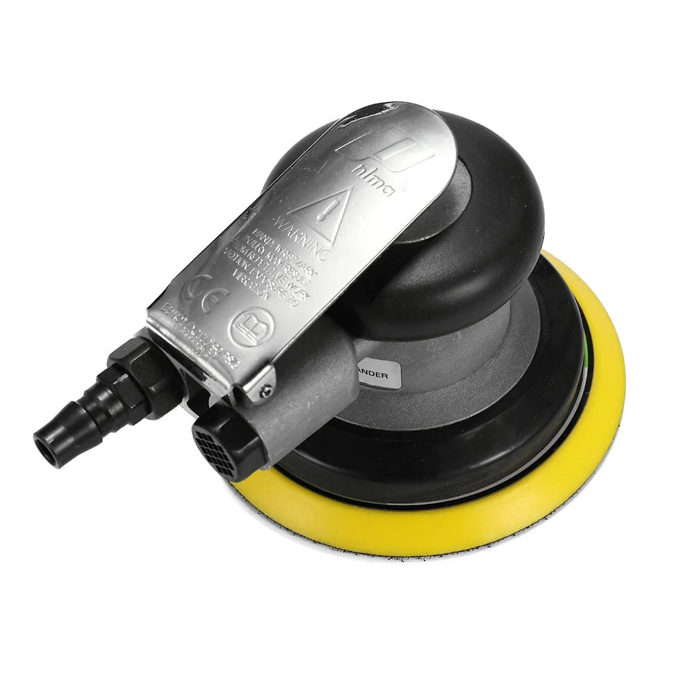 Thumbnail: Pneumatic Sander Tools Polishing Machine 5 Inch Round Polished Grinding 