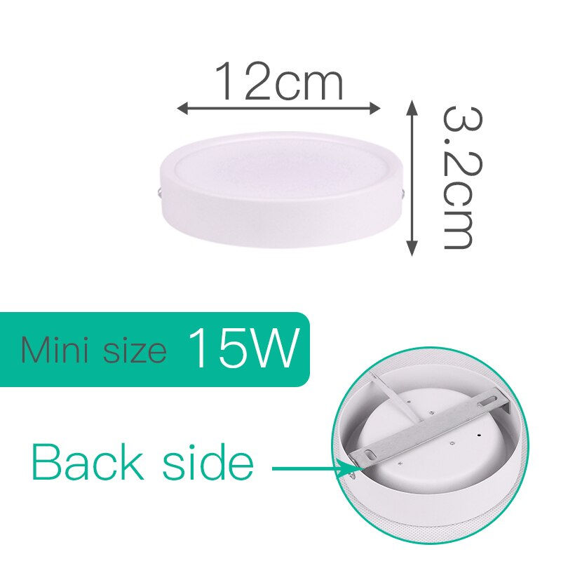 Thumbnail: LED Ceiling Lights 5/10/15/20/30/50/12/24W Ceiling Lamps for Living Room 