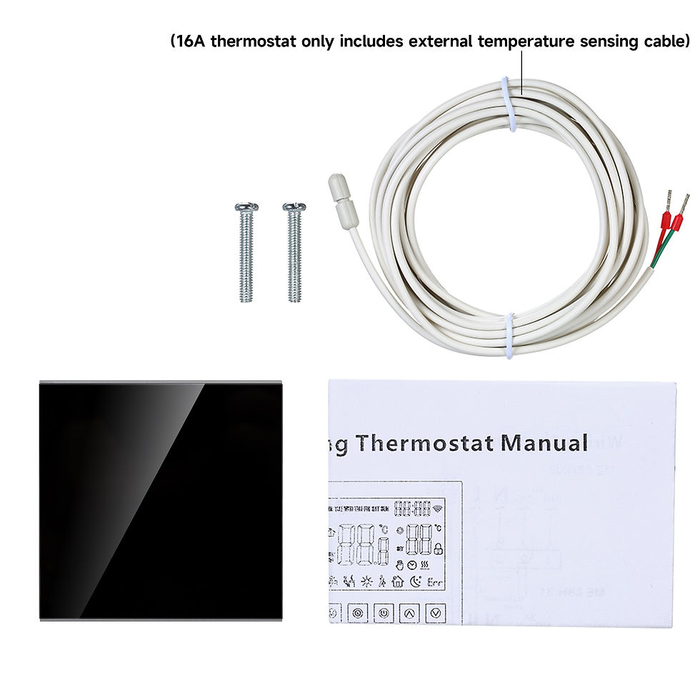 Thumbnail: Tuya WiFi Smart Thermostat LCD Display Touch Screen for Electric Floor Heating 