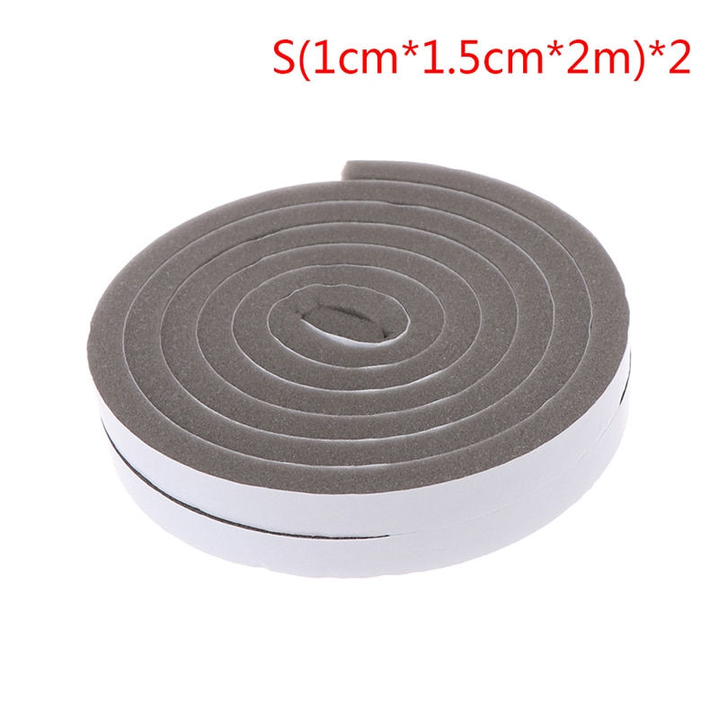 Thumbnail: Hot! New Waterproof 2M Door Window Sealing Strips Sound-Proof Foam Sticky Tape 