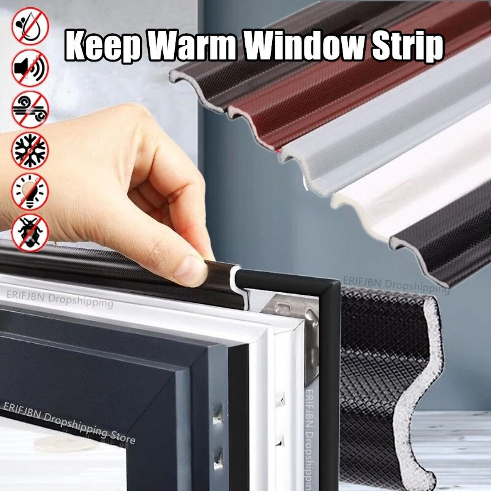Thumbnail: New Wall Insulation Window Strip Weather S Type for Casement Window Noise 