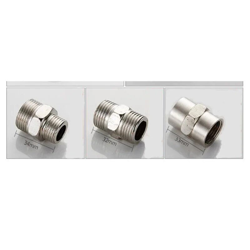 Thumbnail: G1/2" 3/4 20mm 25mm BSP Female Male Thread Tee tube water connector 