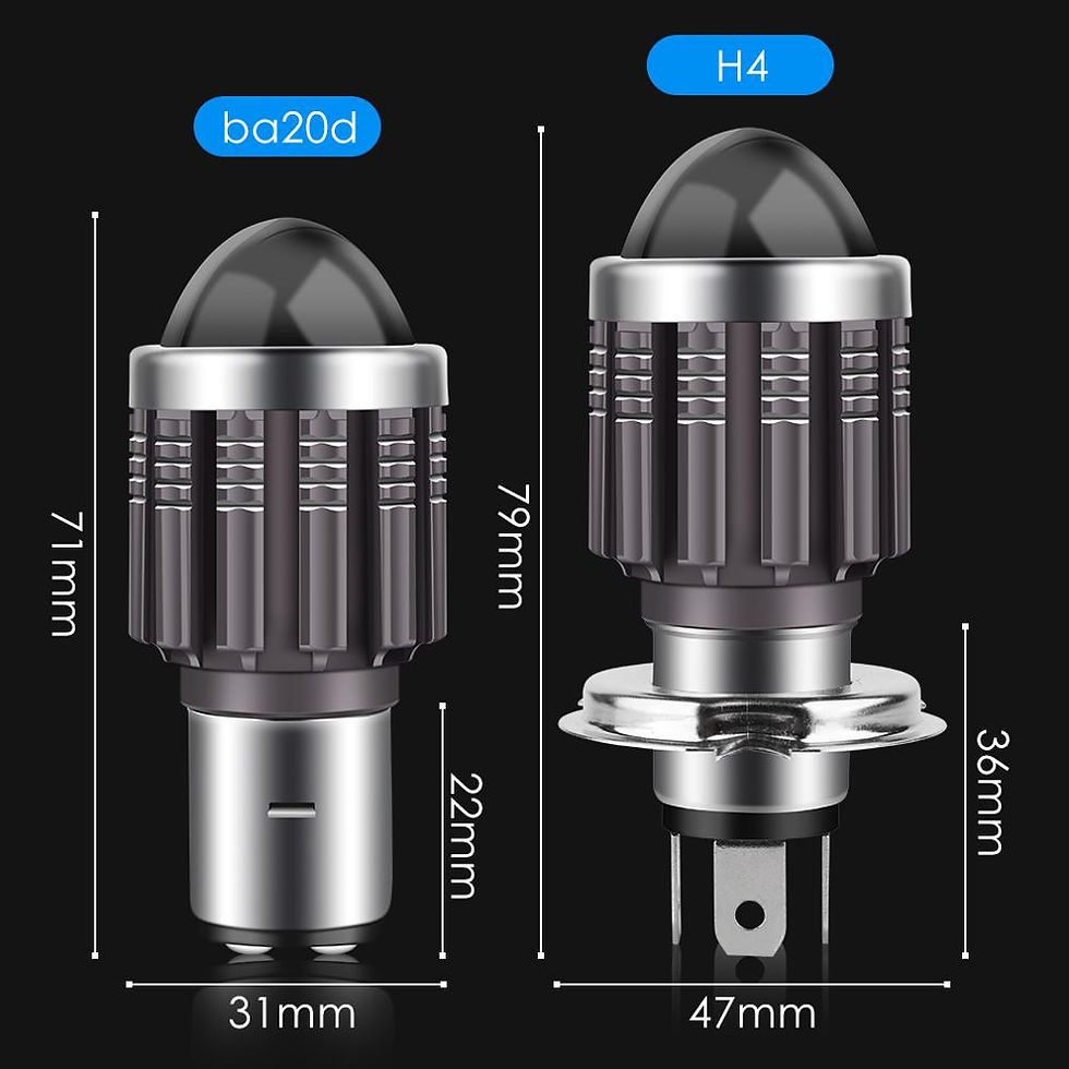 Thumbnail: 10000Lm H4 LED Moto H6 BA20D LED Motorcycle Headlight Bulbs CSP 