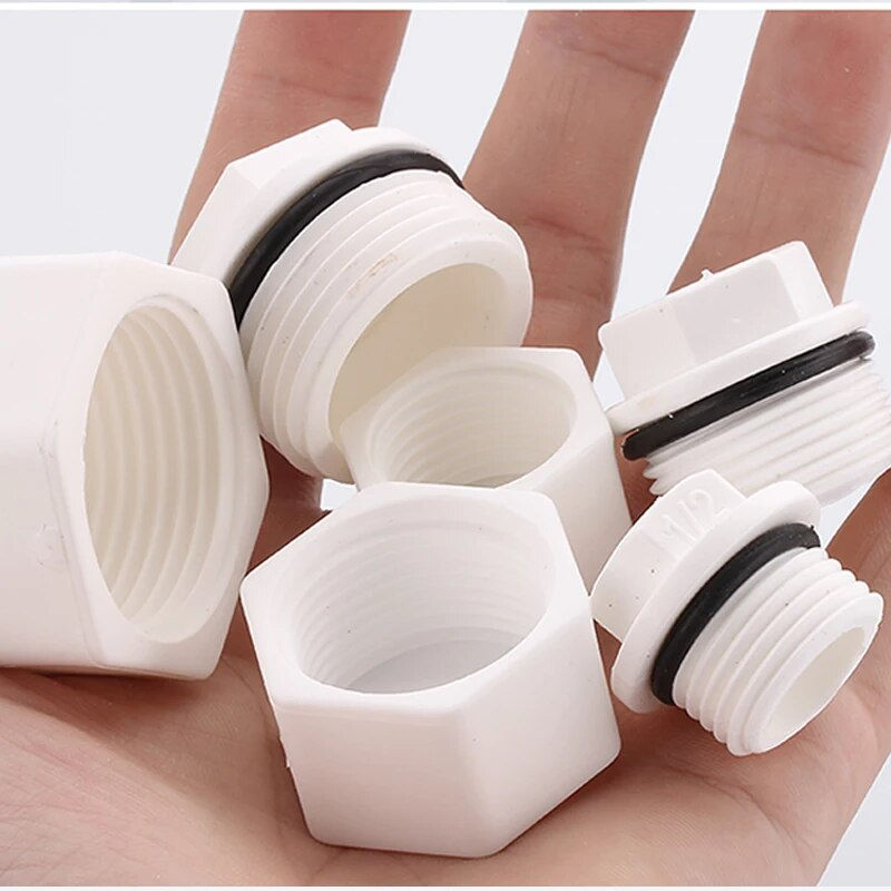 Thumbnail: 10Pcs 1/2 3/4" 1" BSP Male Thread PPR Pipe Plug Screw Plug Pipe Fitting Tube 