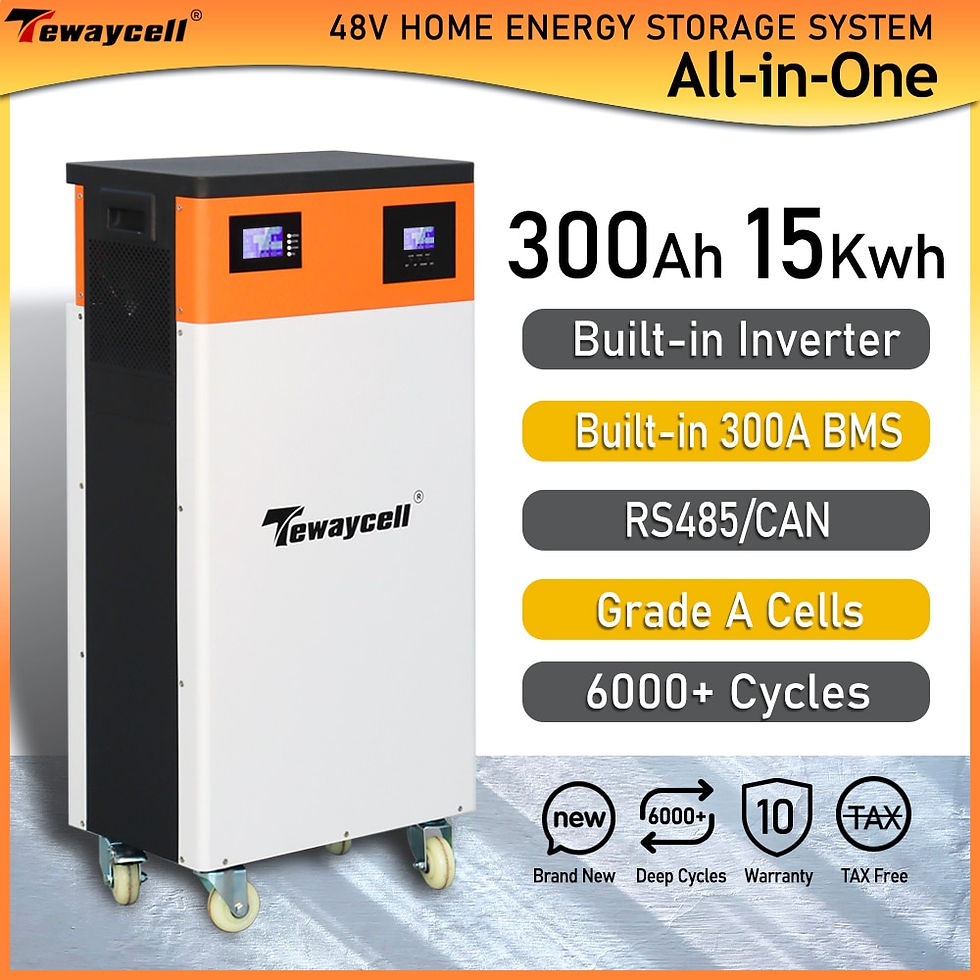 Thumbnail: All In One 48V 300Ah 15KW Powerwall LiFePO4 Battery Mobile ESS Solar Energy