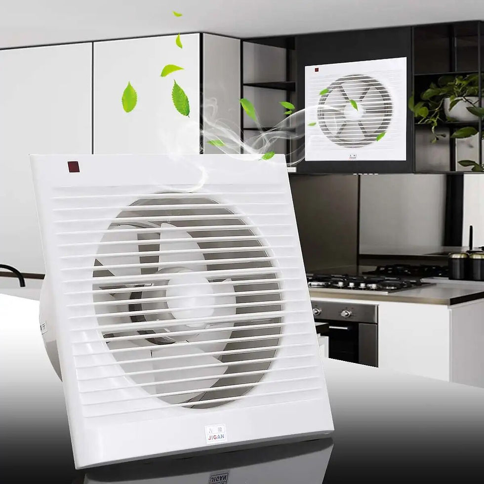 Thumbnail: 4 Inch 6 Inch 8 Inch Waterproof Mute Bathroom Extractor Exhaust Fan Window 