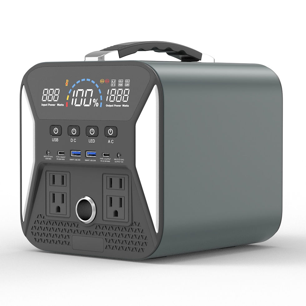 Thumbnail: 300W 500W Portable Power Station Solar Camping Solar Generator 220V 