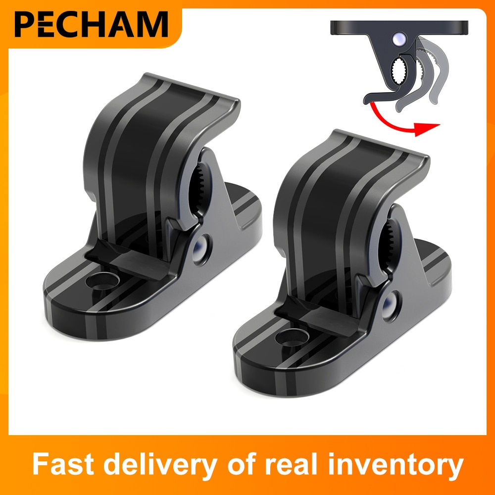 Wall-Mounted Bracket Clamp Fixed Clips Screw Mount Holder Stand