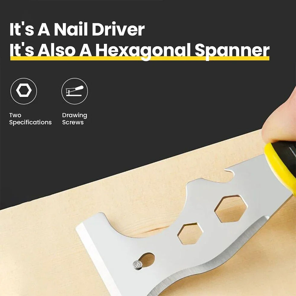 Thumbnail: 15 in 1 Multifunctional Putty Knife Stainless Steel Paint Scraper Removal 