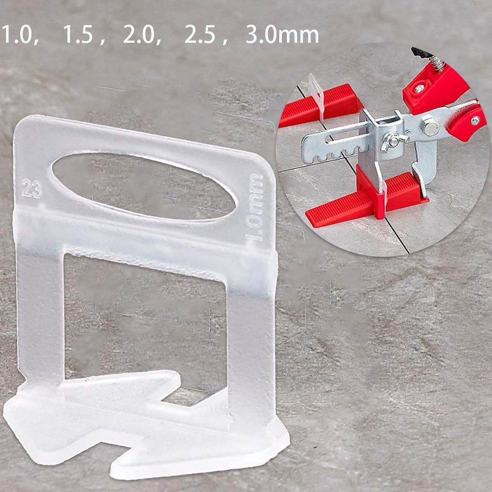 Thumbnail: 100-500Pcs Tile Leveling System 1/1.5/2/2.5/3MM Tile Leveler Spacers Clip 