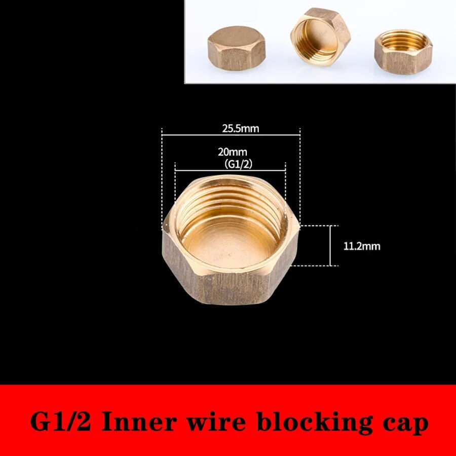 Thumbnail: G1"1/4"1/8"3/8"1/2"3/4"G2" BSP Female Threaded Brass Pipe 
