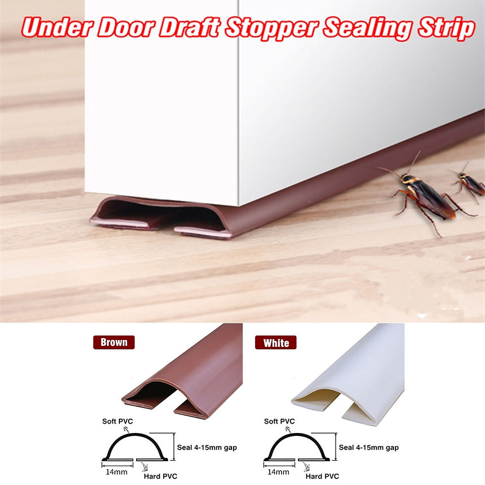 Thumbnail: Door Bottom Seal Strip Sound Insulation Adhesive Window Seal Weatherstrip 