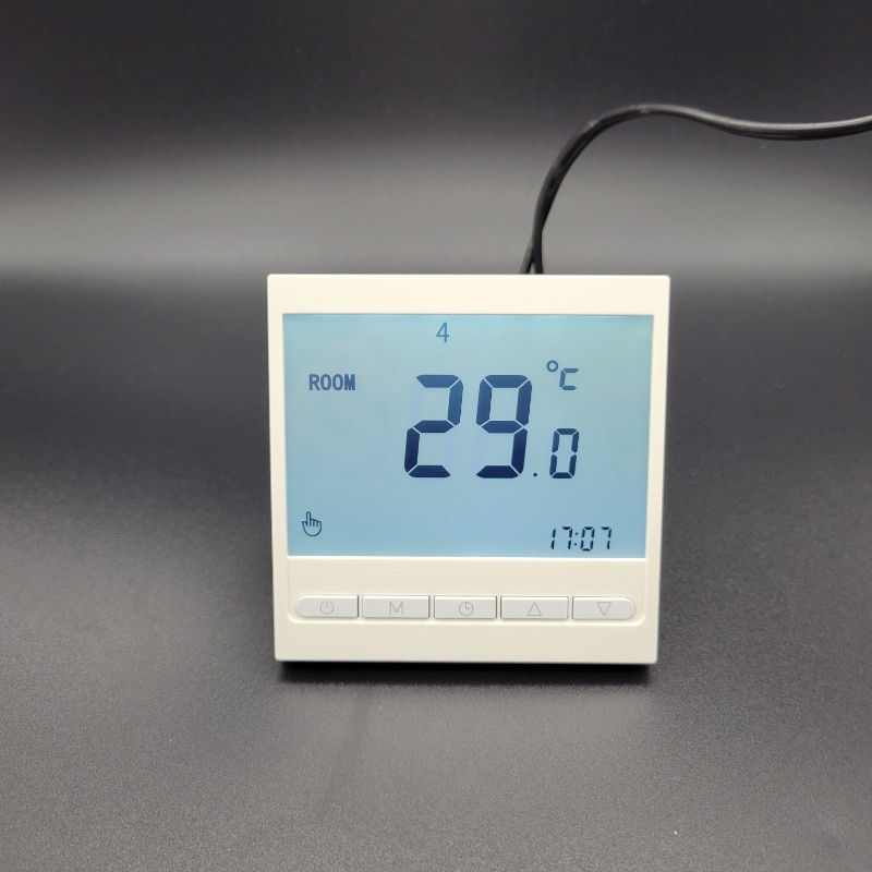 Thumbnail: Ultra-narrow Boarder LCD Floor Heating Temperature Regulator Controller 