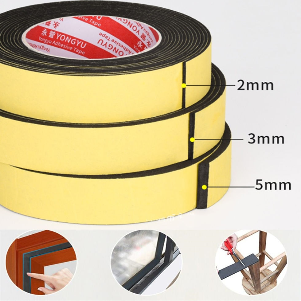 Thumbnail: EVA sponge single-sided tape shockproof foam sealant strip 1-10MM car foam pad 
