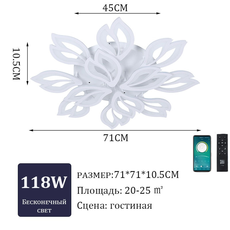 Thumbnail: LED Ceiling Light Living Room Lamp Ceiling Lights Modern Minimalist Ceiling 