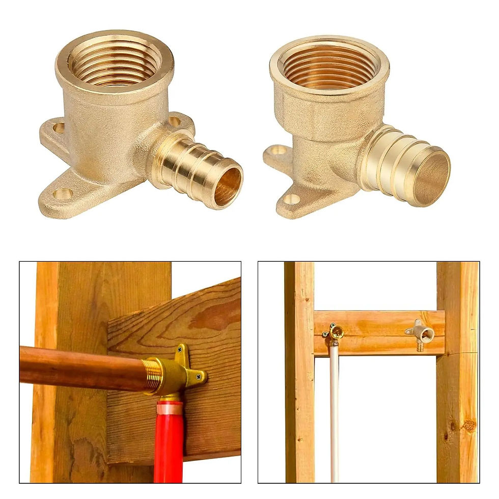 Thumbnail: Pex Crimp Fitting Connector Multipurpose Portable Metal Plumbing Fitting