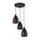 Thumbnail: 1/3 Heads Cord Pendant Ceiling Lamps Loft for Kitchen Led Pendant Lights