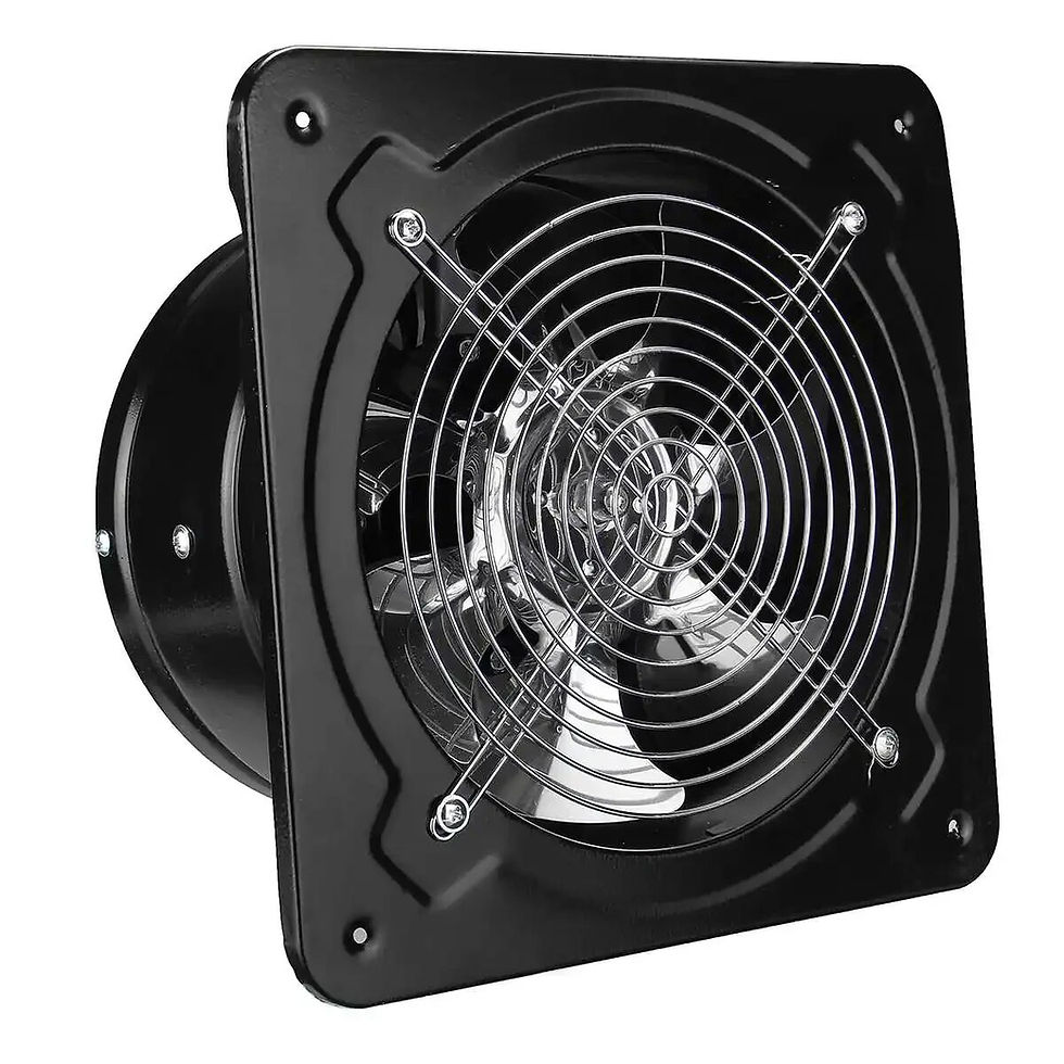 Thumbnail: 8/10/12/14/16inch Metal Booster Fan Extractor Exhaust fan Intake Ventilation 