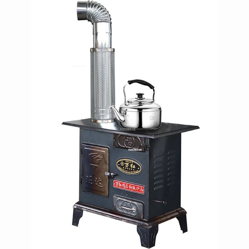 Thumbnail: Modern Home Indoor Fireplace Simple Chimeneas Fire Wood Heater Stove