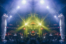 URBN Club event with emcee or MC or host talking to the crowd