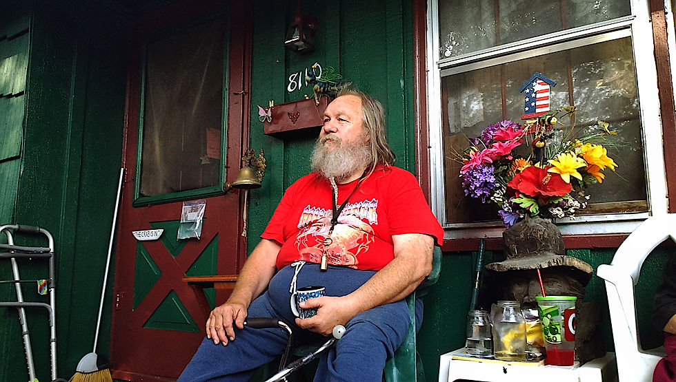 dad on the porch
