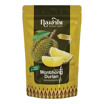 Thong Ampai Freeze Dried Monthong Durian 72g Thai Snacks-01.webp