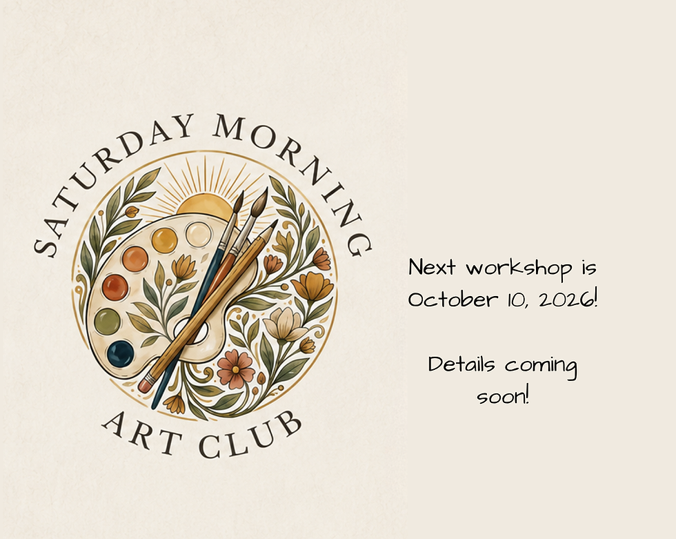 October 2026 Saturday Morning Art Club