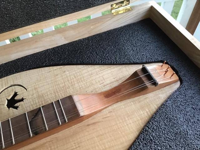 Thumbnail: Handmade Appalachian/Mountain Dulcimer with Custom Case