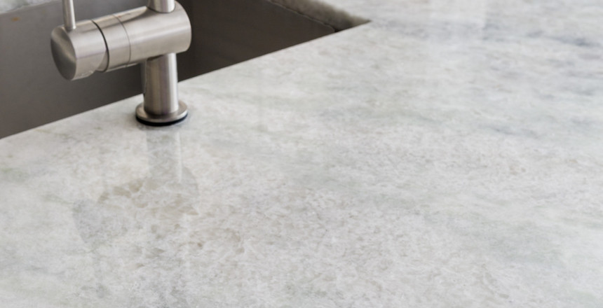 Antarctica quartzite countertops