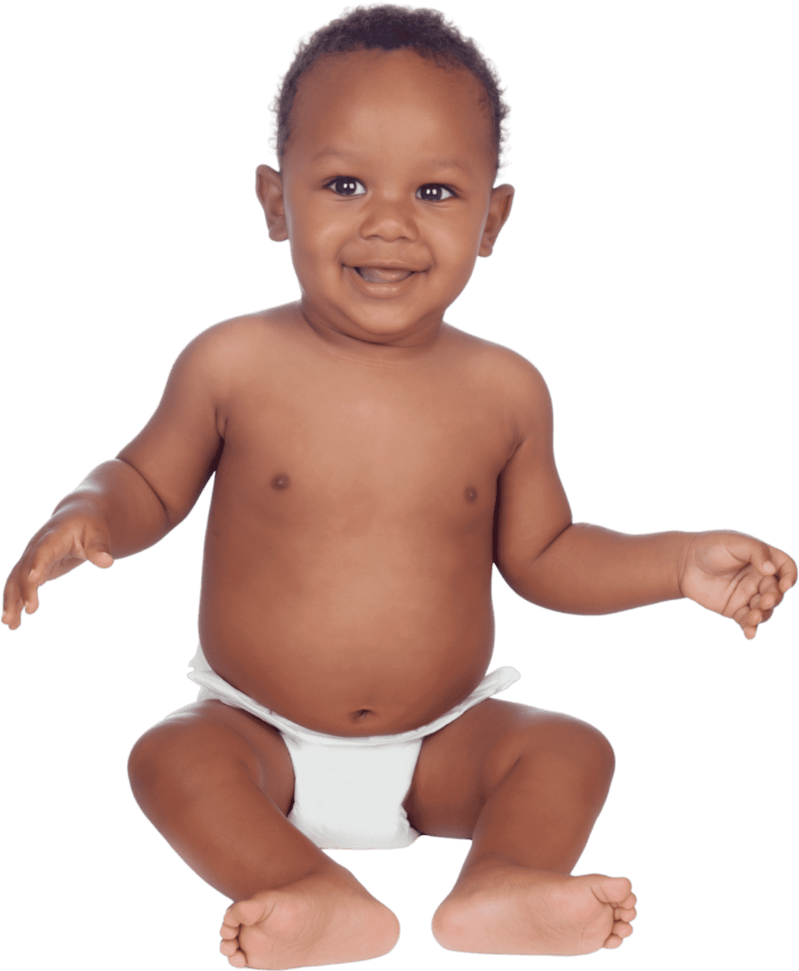 decorative element, photo of a baby