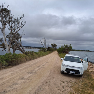 Mitchell River, silt jetty and Lake King