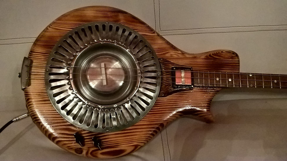 Thumbnail: résonator cigar box guitar