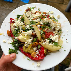 Chargrilled Pepper Salad, Ella's Plantas