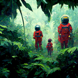 MariaJulianaRolon_children_in_space_suits_in_a_massive_jungle_8c3fe171-dc7e-4897-b931-604d