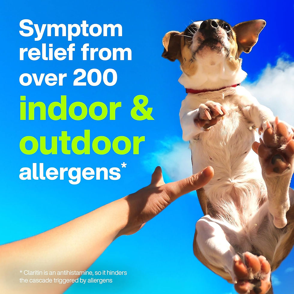 Thumbnail: Claritin RediTabs sans somnolence, soulagement des allergies intérieures et ex