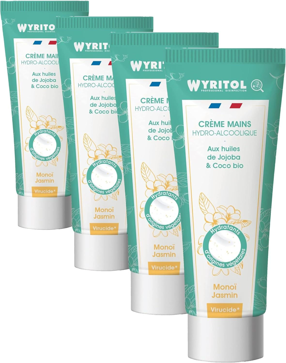 WYRITOL - Crème Hydroalcoolique Désinfectante pour les Mains - Bactéricide e
