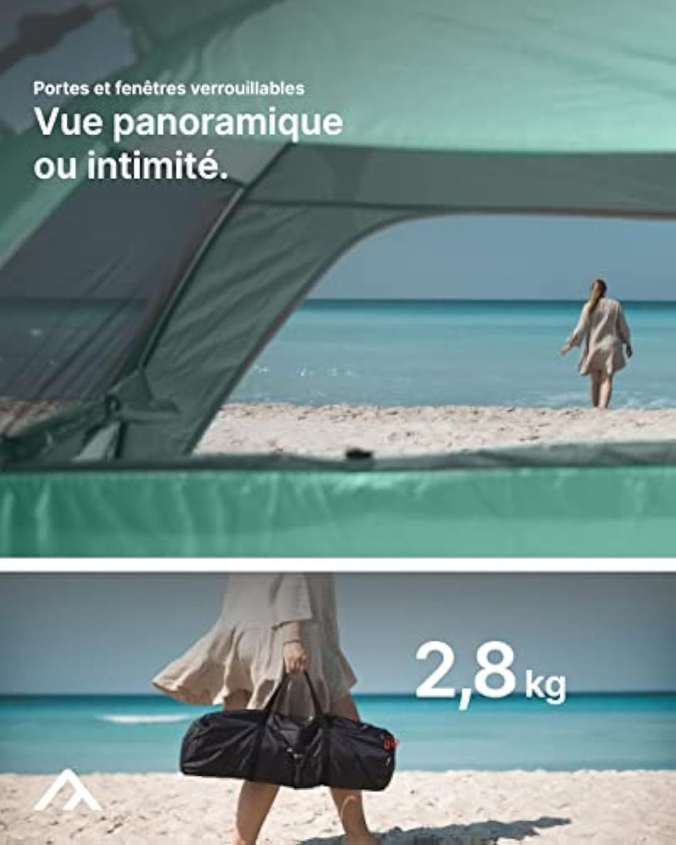 Thumbnail: Qeedo Quick Palm : vue panoramique et poids de 2,8 kg.