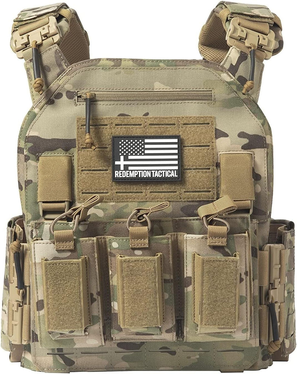Gilet tactique Redemption Crusader 2.0 camouflage multicam.