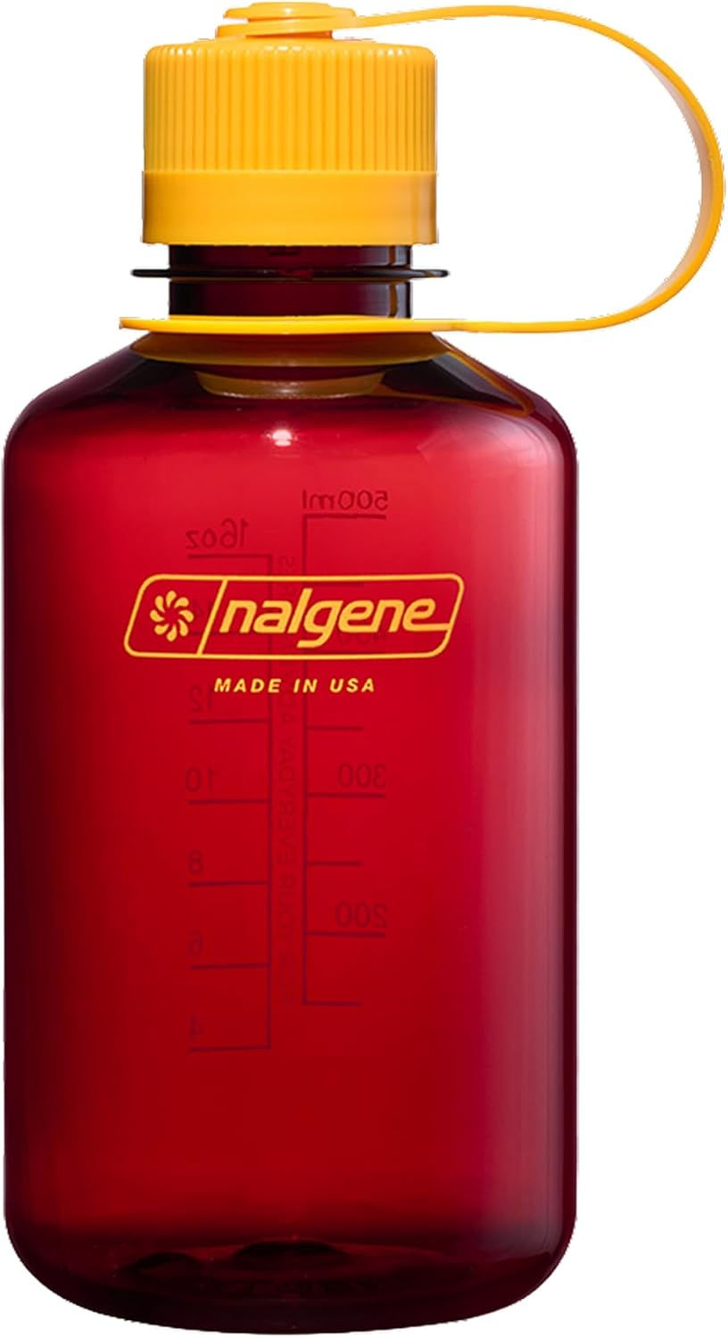 Thumbnail: Gourde Nalgene rouge, accessoire pour kits de survie.