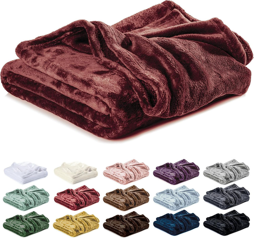 Miniature : Plaid polaire Lavea® bordeaux et ses variantes de couleurs